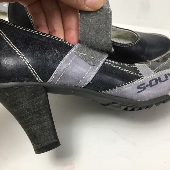 S.Oliver Leather Velcro Pumps Shoes - Picture 13 of 16
